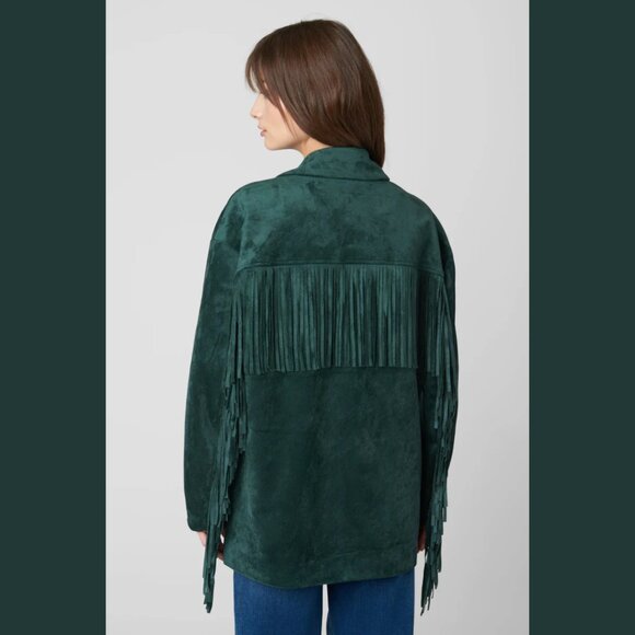 Blank NYC Faux Suede Fringe Deep Dive Coat - Picture 4 of 4